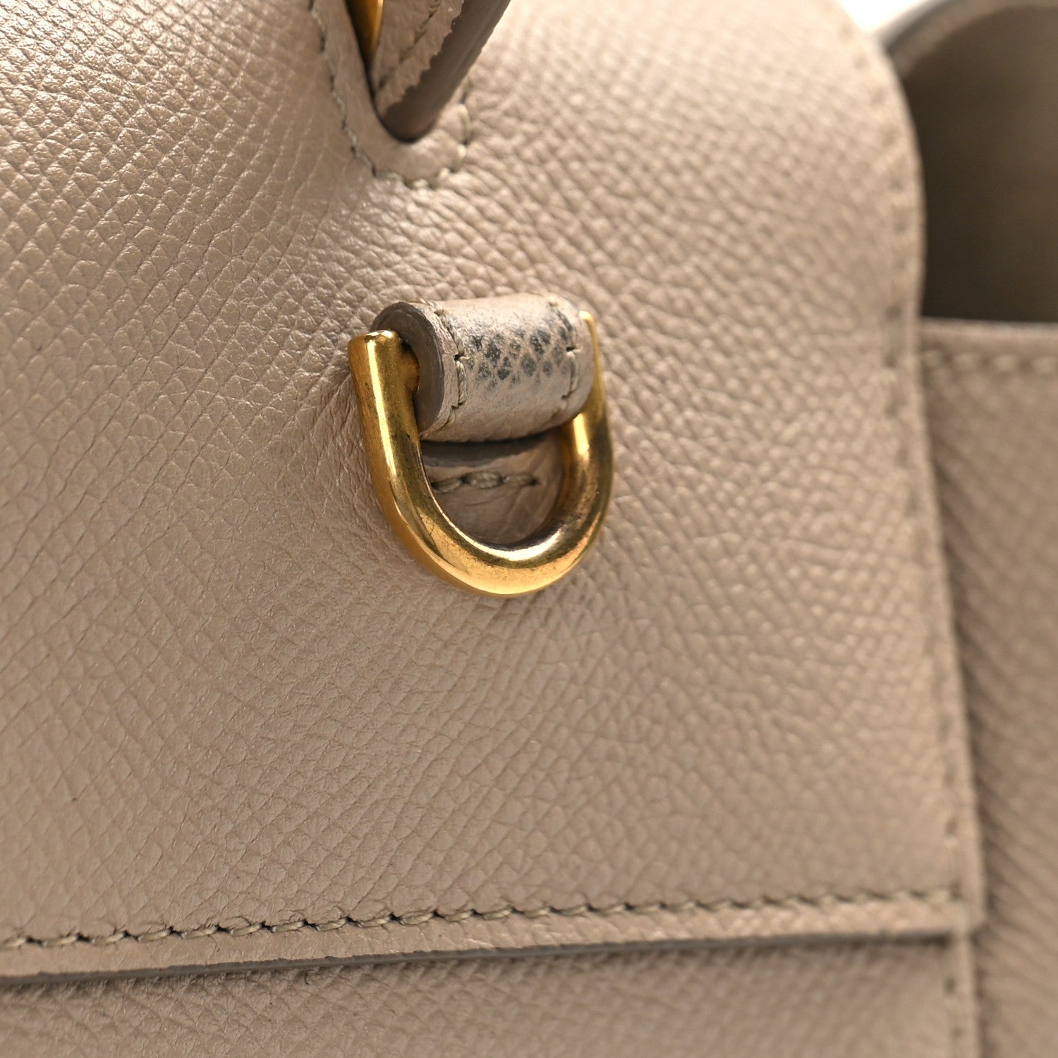 Celine Grained Calfskin Mini Belt Bag Light Taupe 8 of 9