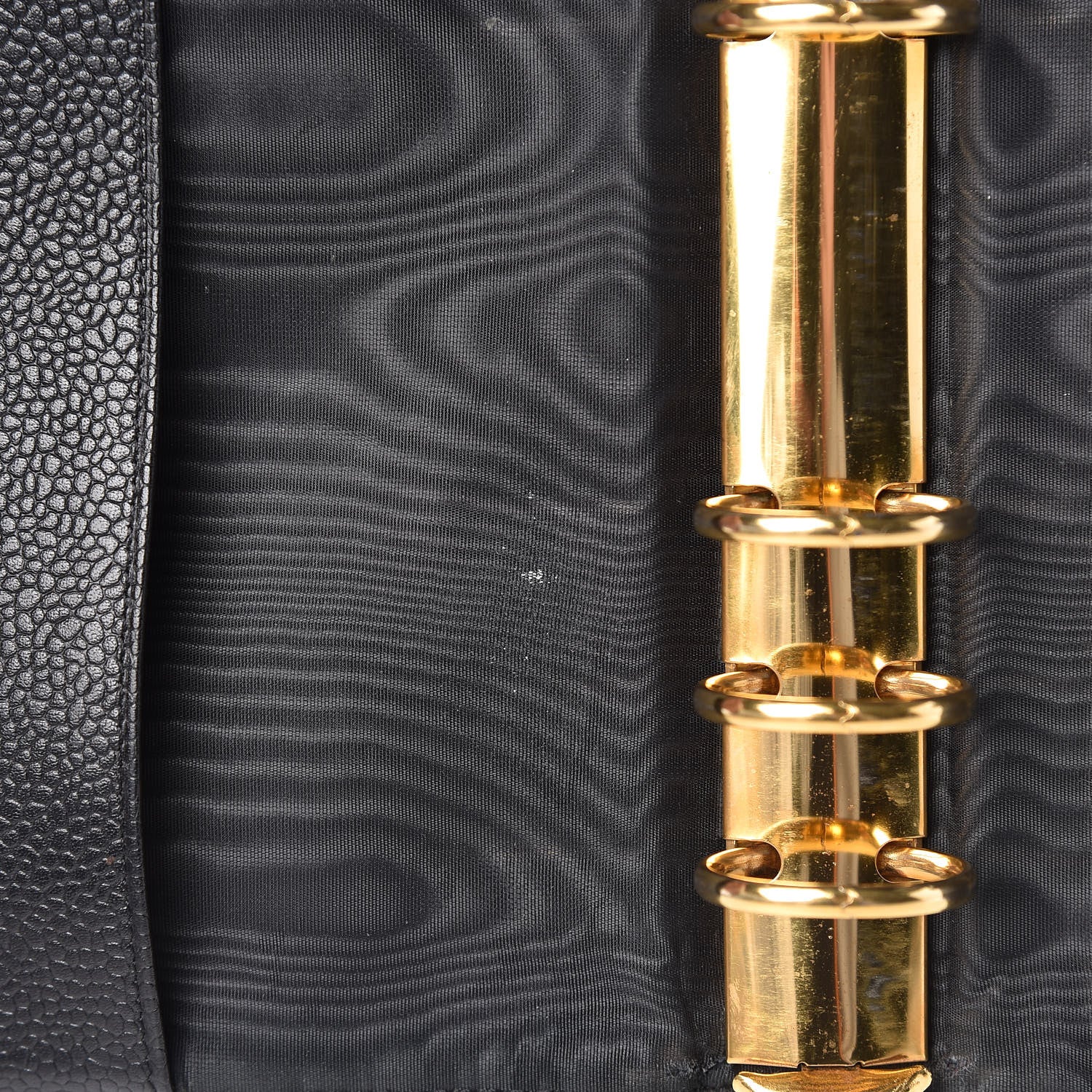 Chanel Caviar CC Medium Ring Agenda Planner Black 9 of 16