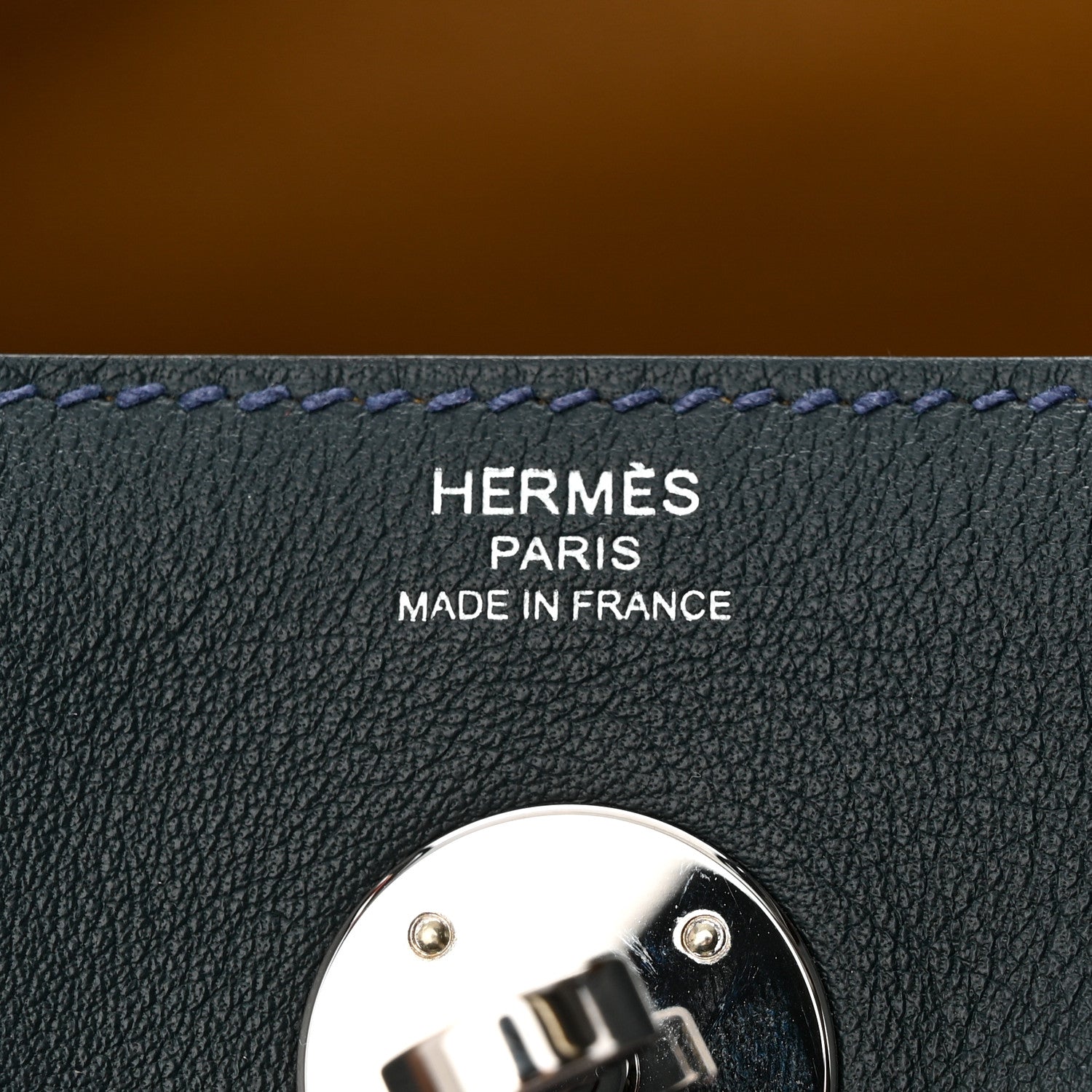 Hermes Swift Verso Lindy 26 Vert Rousseau Bronze Dore 6 of 10