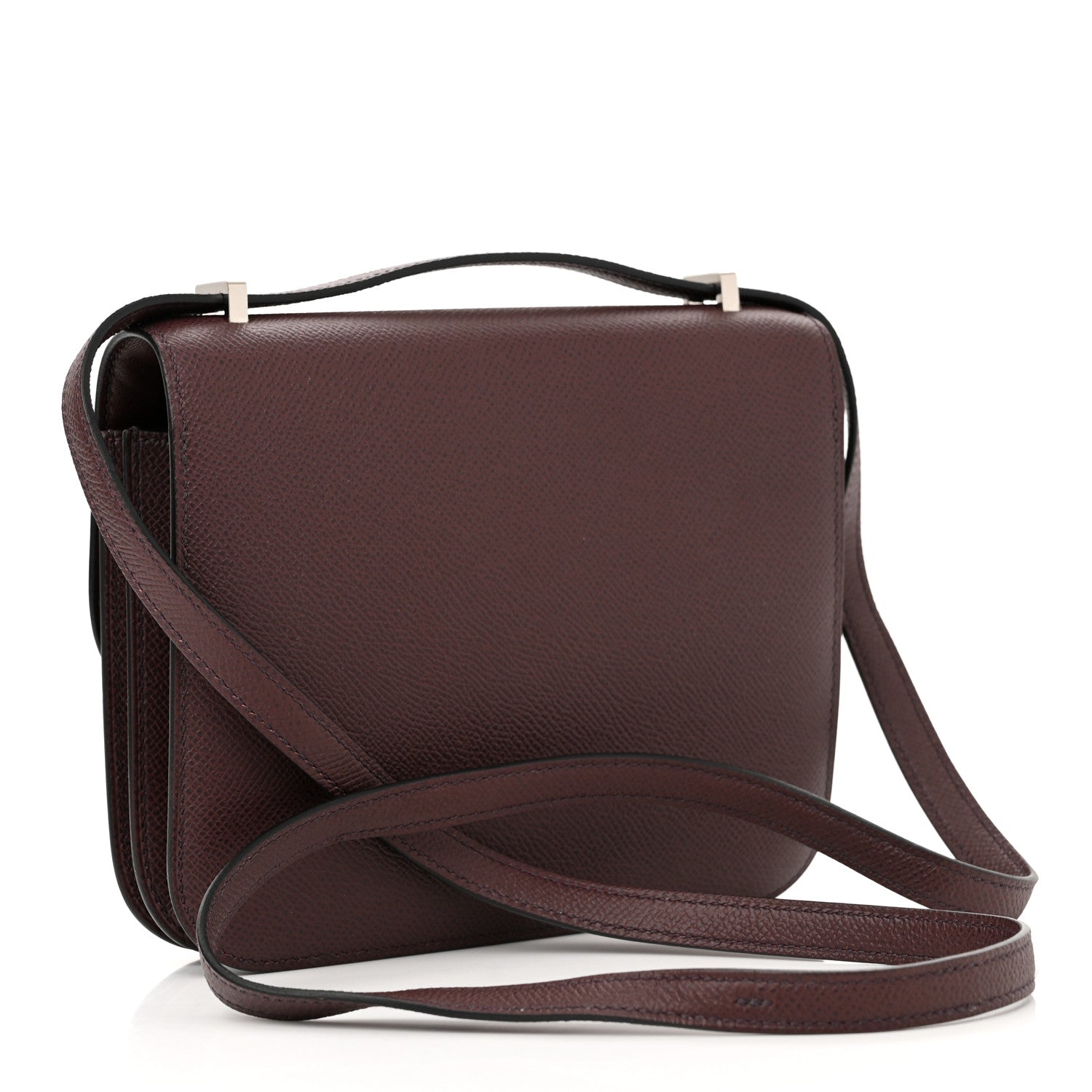 Hermes Epsom Enamel Constance 18 Rouge Sellier Framboise 3 of 16