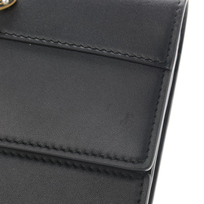 Gucci Calfskin Queen Margaret Chain Wallet Black 13 of 15