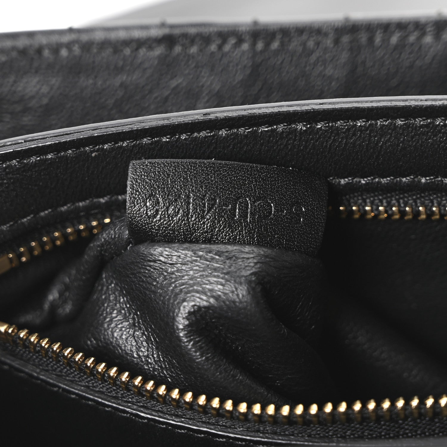 Celine Calfskin Quilted Medium C Bag Black 7 of 10