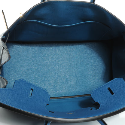 Hermes Togo Birkin 35 Bleu de Galice 9 of 9