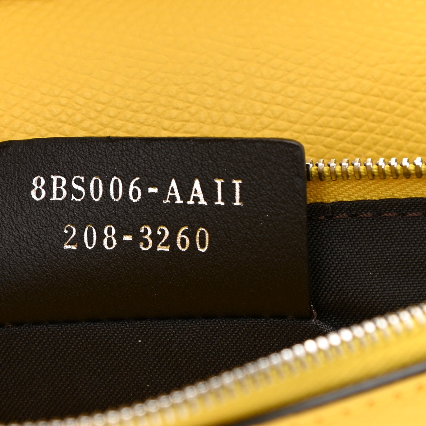 Vitello Cruise F is Fendi Bi-Color FF 1974 Embossed Medium Envelope Wallet On Chain Maya Black Sunflower