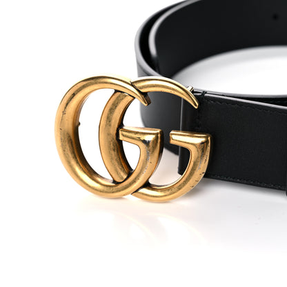 Gucci Calfskin Double G 40mm Belt 80 32 Black 8 of 10