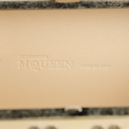 Alexander McQueen Studded Skull Box Clutch White 7 of 8