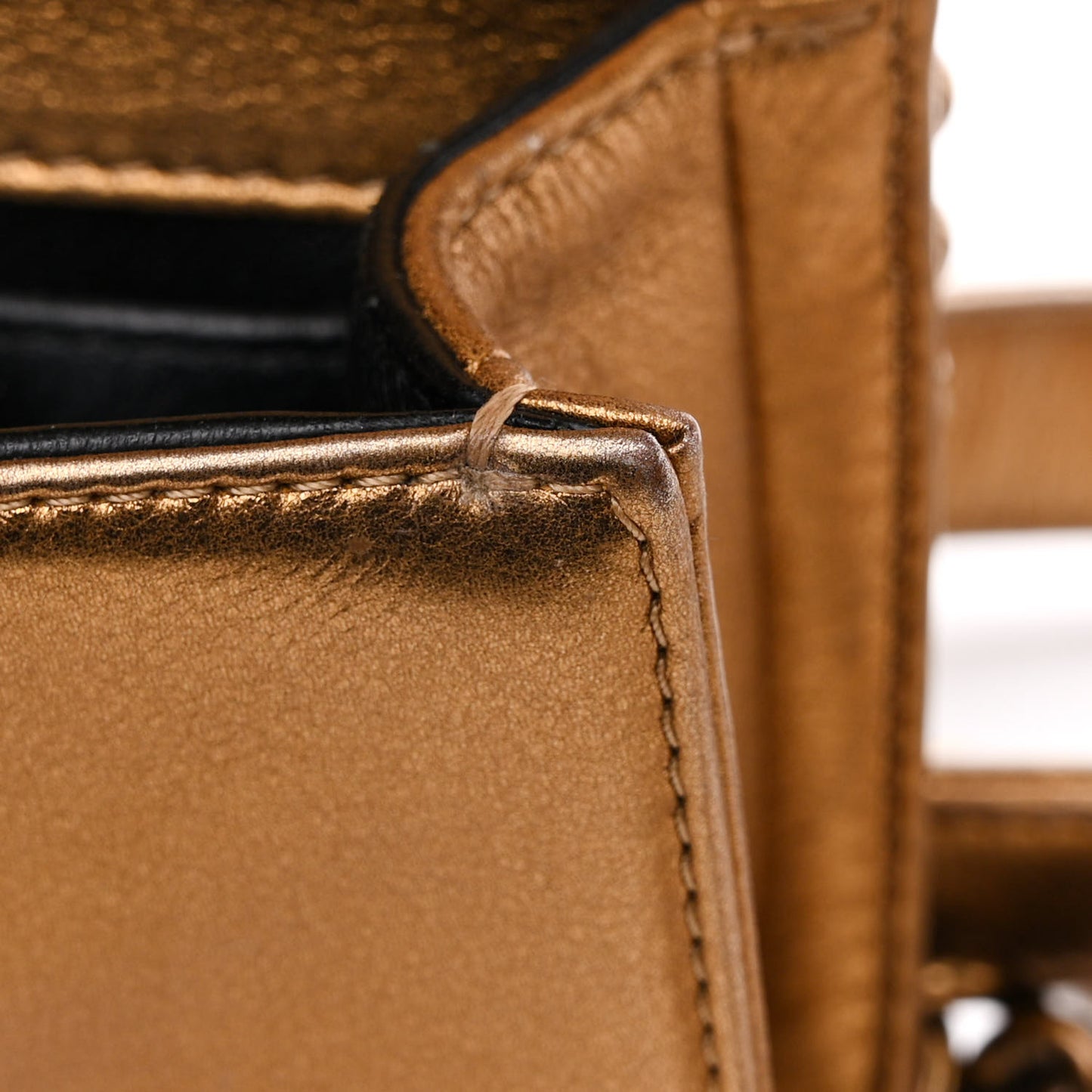 Galuchat Stingray Mini Boy Flap Gold