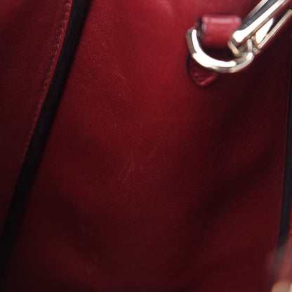 Christian Dior Smooth Calfskin Medium Tri-Color Diorissimo Tote Pink Grey Burgundy 11 of 11