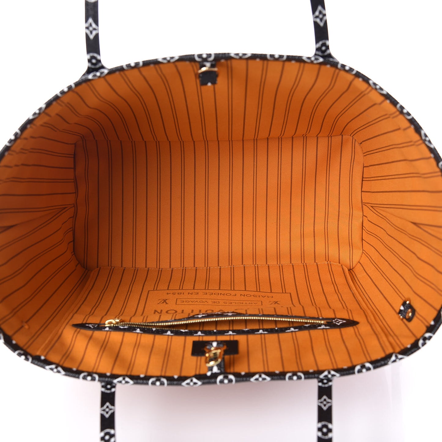 Monogram Giant Jungle Neverfull MM Black