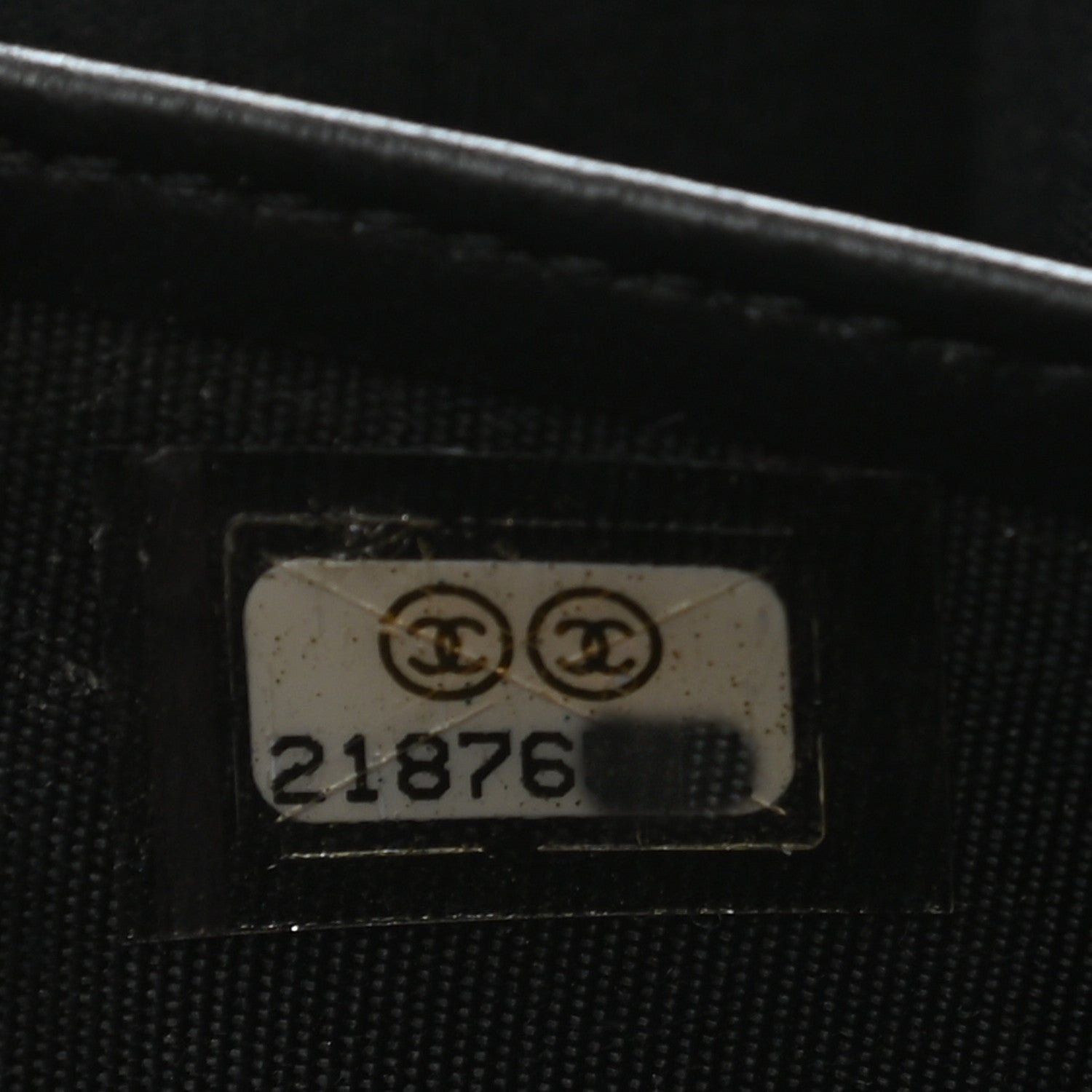 Chanel Lambskin Quilted Boy Zip Around Wallet Black 8 of 8