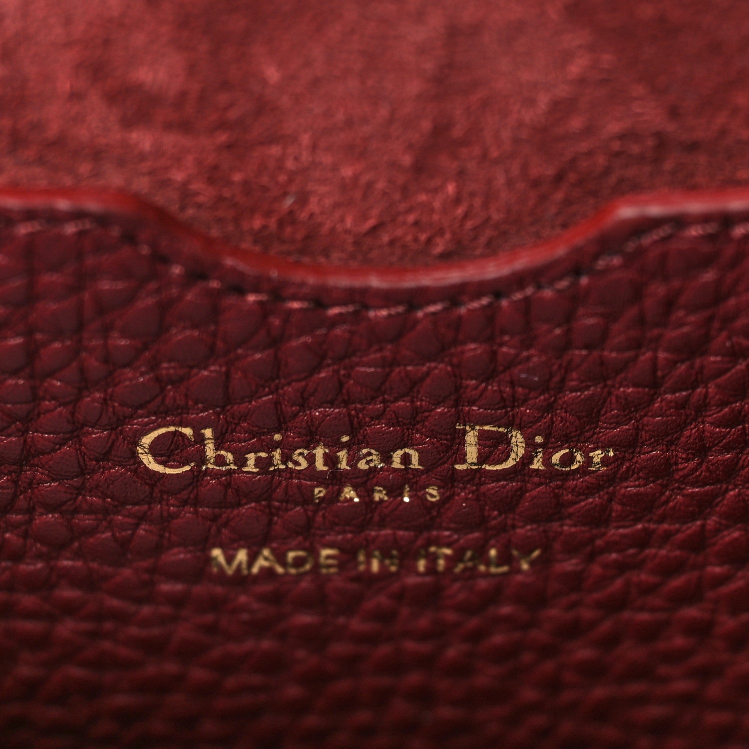 Christian Dior Grained Calfskin Large Bobby Flap Red Bricks 6 of 9