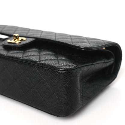 Chanel Caviar Quilted Medium Double Flap Black 10 of 11