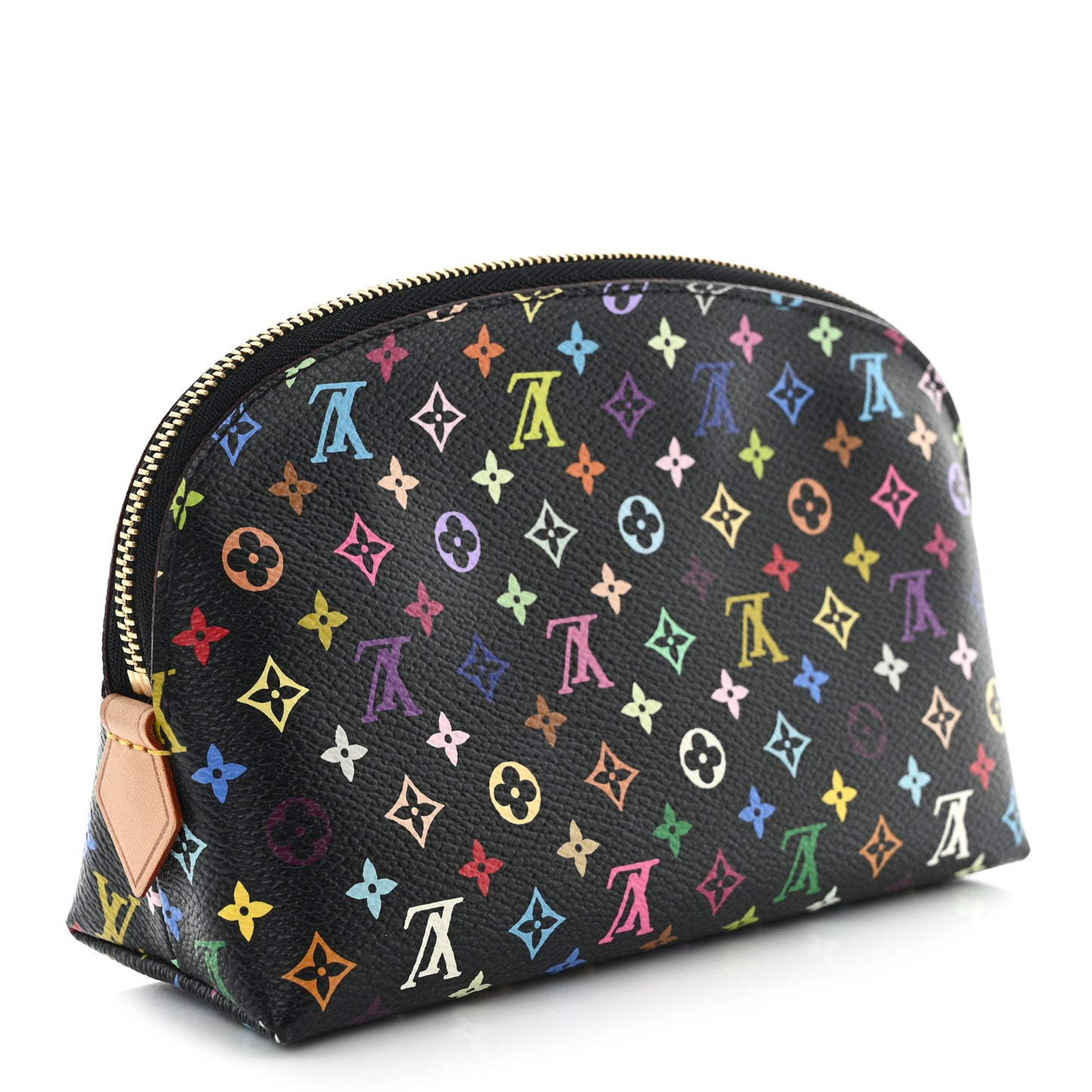 Monogram Multicolor Cosmetic Pouch Black Grenade