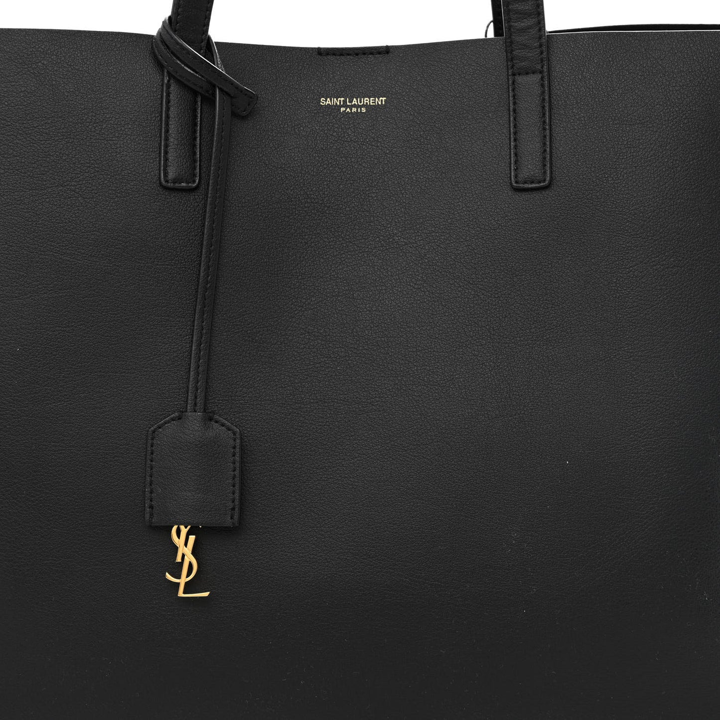 Calfskin Large Shopping Tote Black