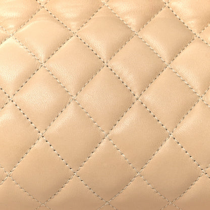 Chanel Lambskin Quilted Timeless Clutch Beige Clair 8 of 11