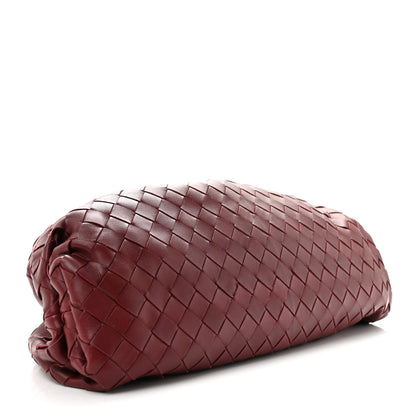 Bottega Veneta Nappa Maxi Intrecciato The Pouch Oversized Clutch Bordeaux 4 of 10