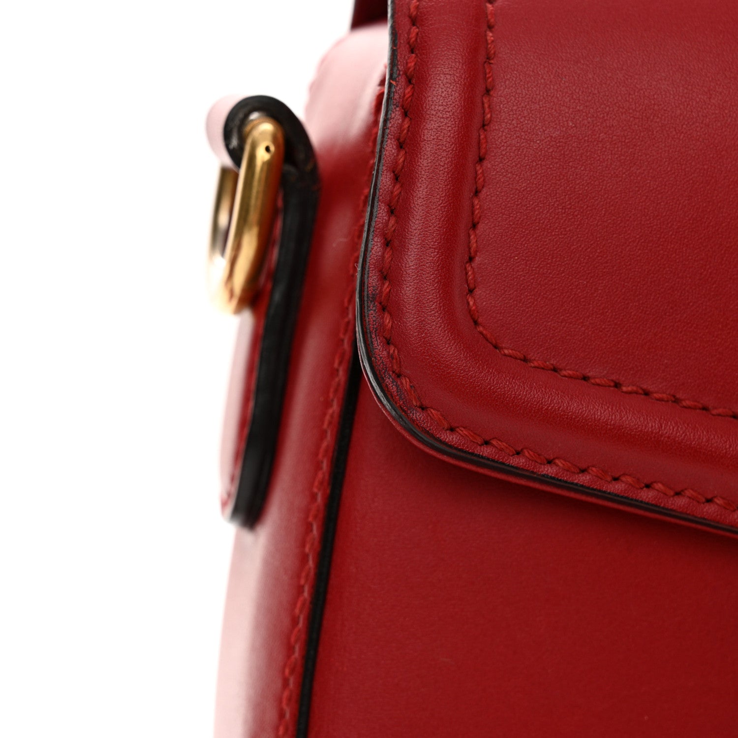 Gucci Ruinart Calfskin Medium Lady Web Shoulder Bag Hibiscus Red 12 of 17