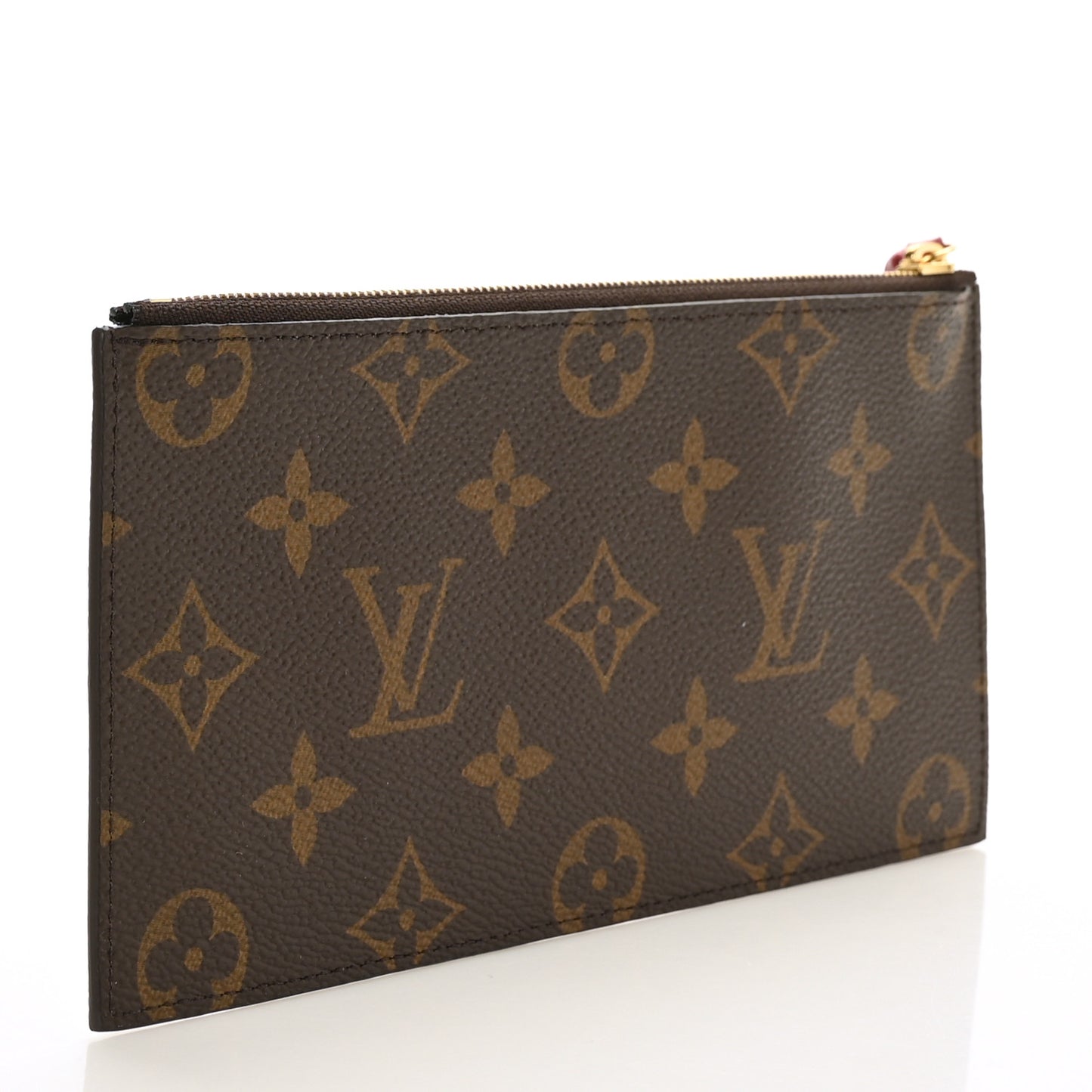 Monogram Felicie Chain Wallet Zippered Insert Fuchsia