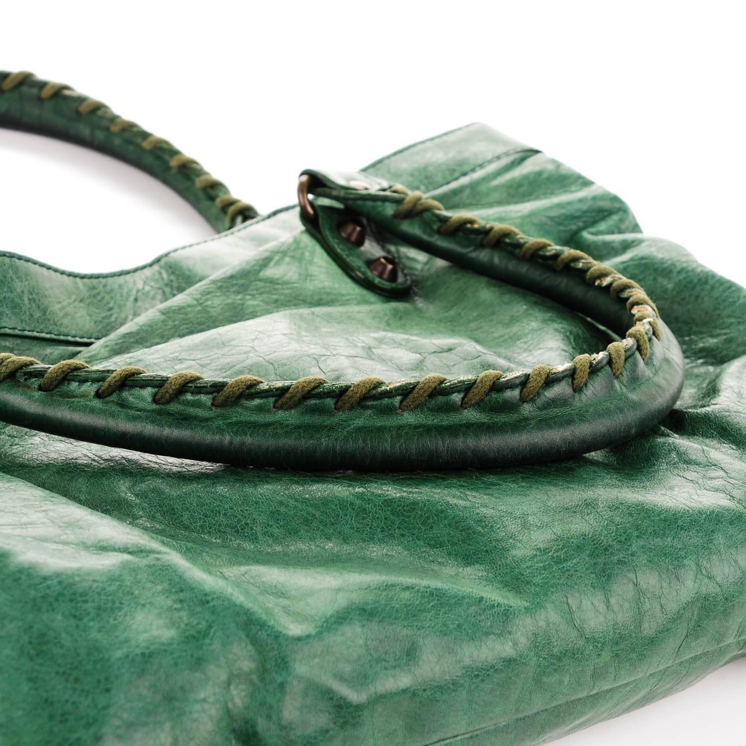 Balenciaga Chevre Classic Hardware Purse Emeraude 10 of 10