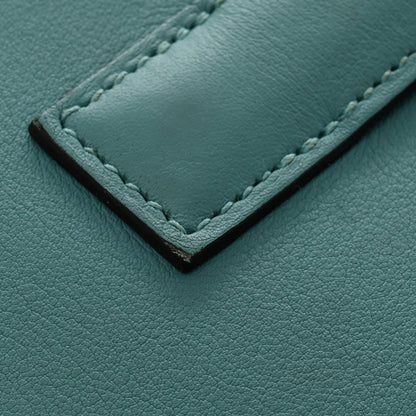 Hermes Swift Jige Elan 29 Clutch Bleu Saint Cyr 10 of 12