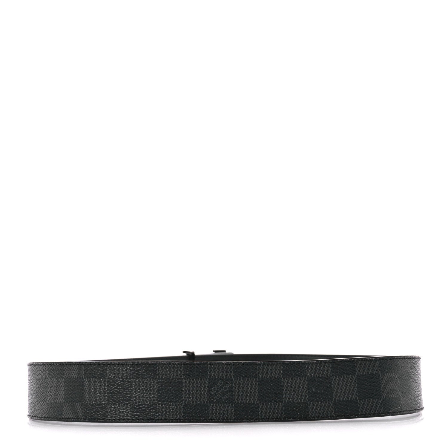 Louis Vuitton Damier Graphite 40mm LV Initiales Belt 90/36 2 of 6