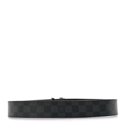 Louis Vuitton Damier Graphite 40mm LV Initiales Belt 90/36 2 of 6