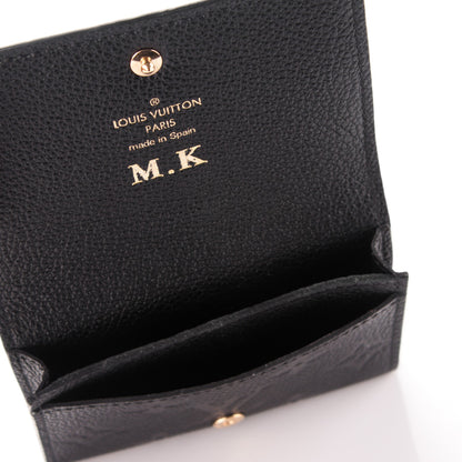 Louis Vuitton Empreinte Business Card Holder Black 5 of 7