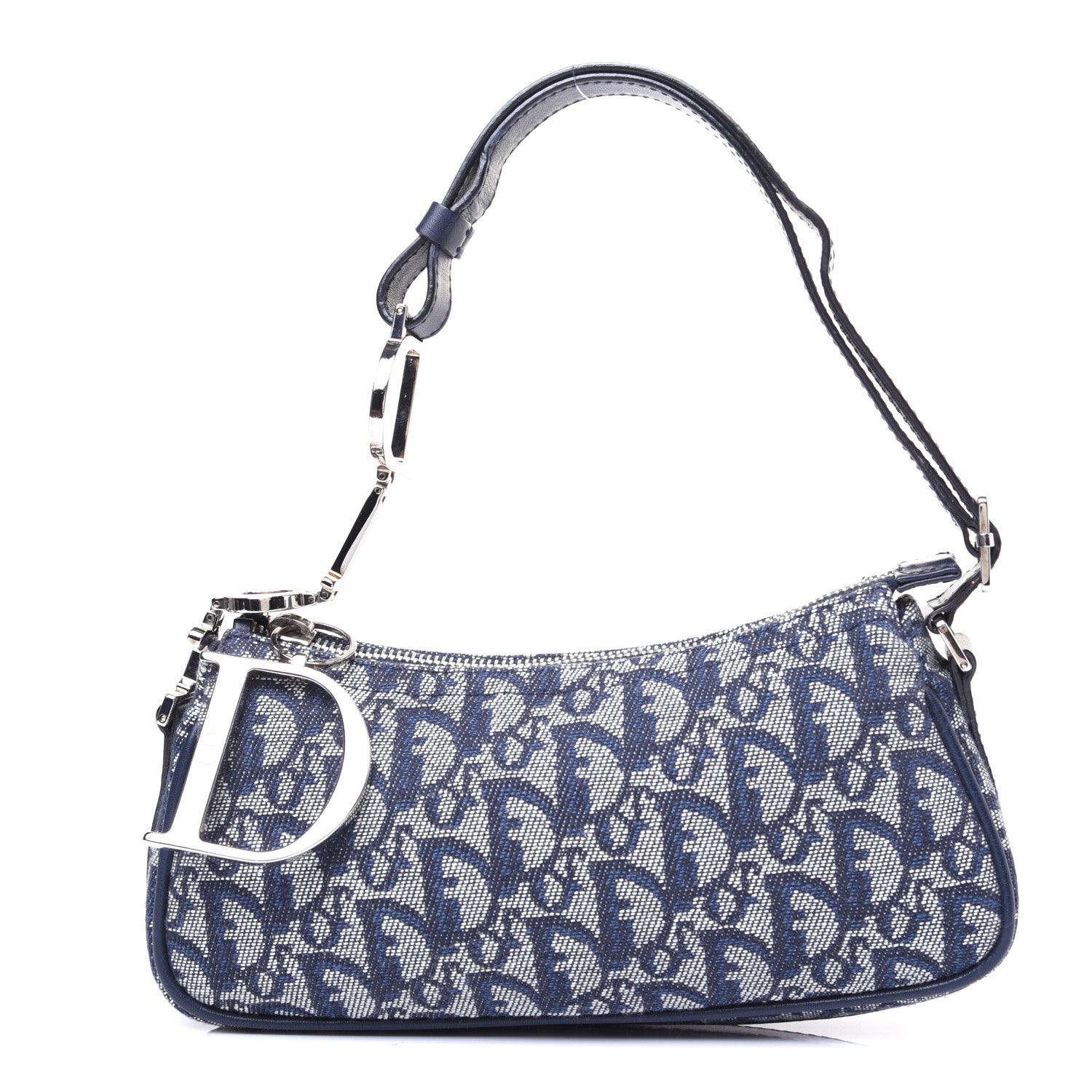 Christian Dior Monogram Shoulder Bag Blue 656206 – FASHIONPHILE