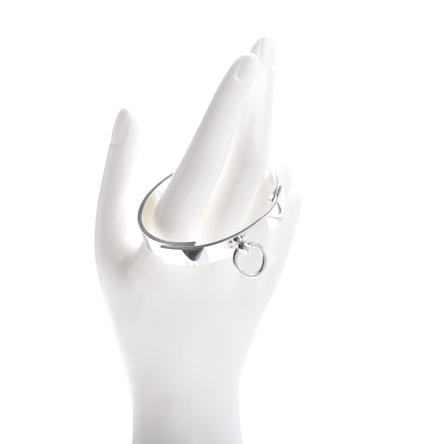 Sterling Silver PM Collier De Chien Bracelet SH