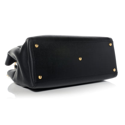 Fendi Vitello Elite Regular 2Jours Tote Black 4 of 9