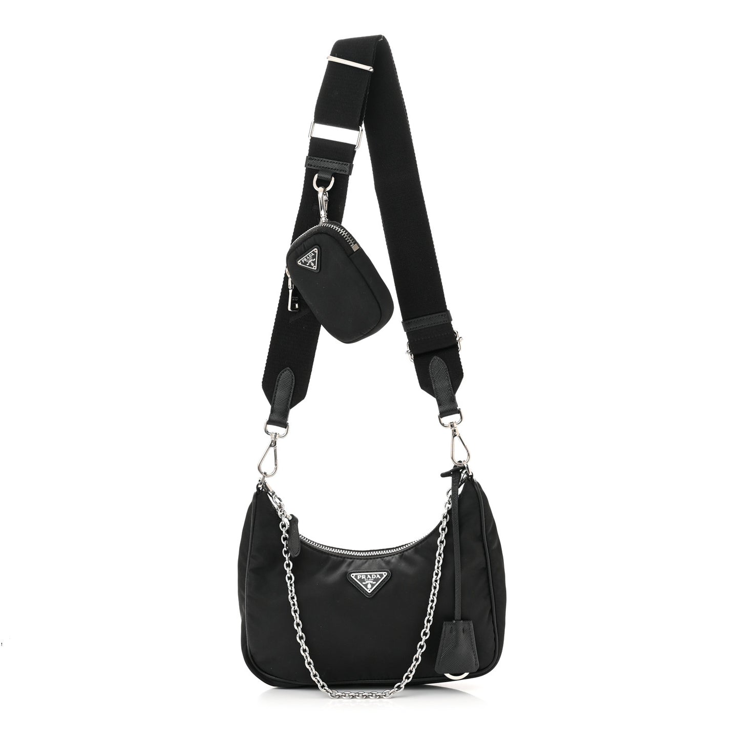 Nylon Re-Edition 2005 Shoulder Bag Black
