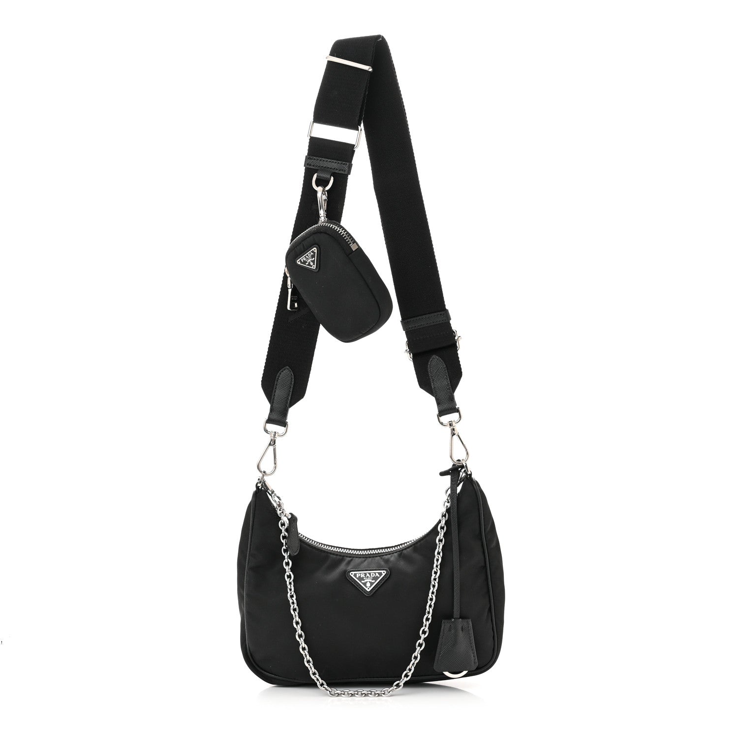Prada Nylon Re-Edition 2005 Shoulder Bag Black 1 of 11