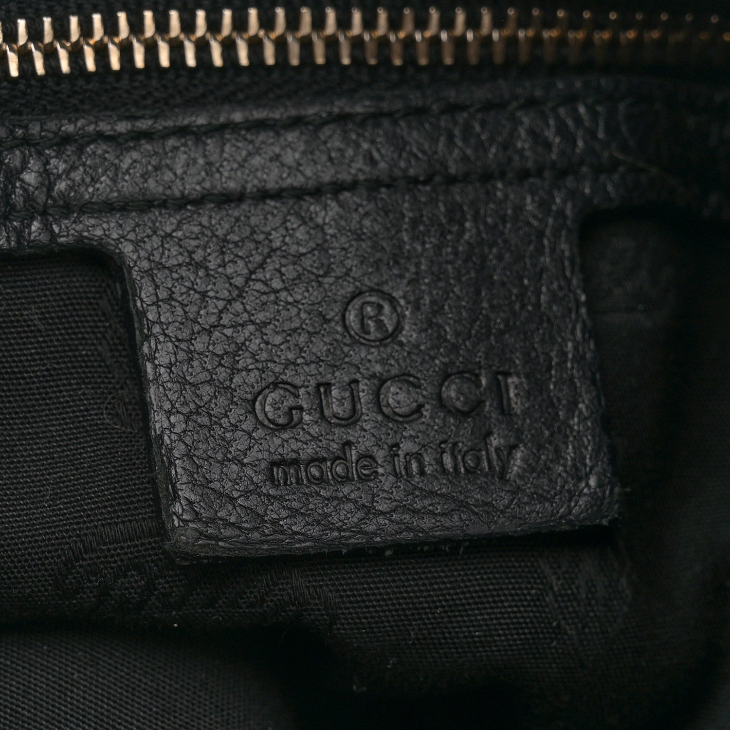 Gucci Pebbled Calfskin Medium New Jackie Shoulder Bag Black 6 of 14