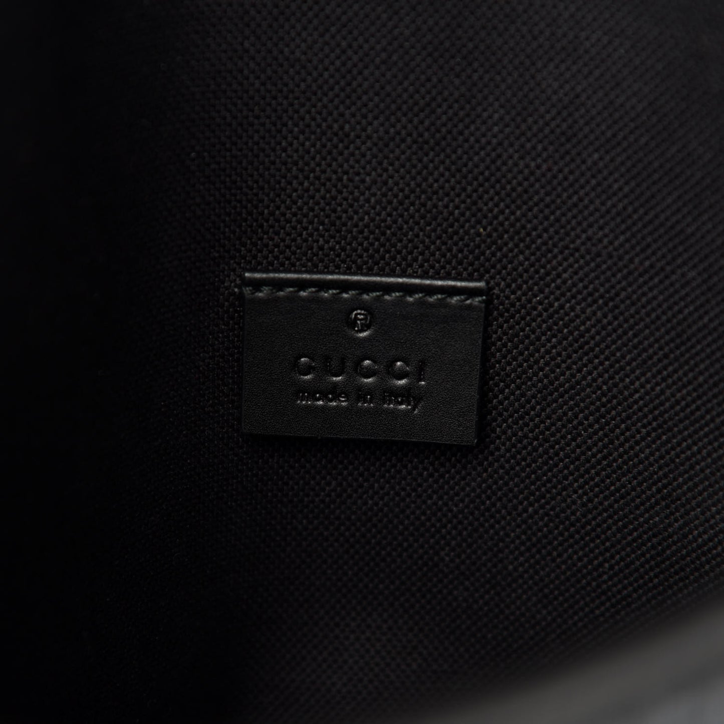 GG Supreme Monogram Web Medium Messenger Bag Black Grey