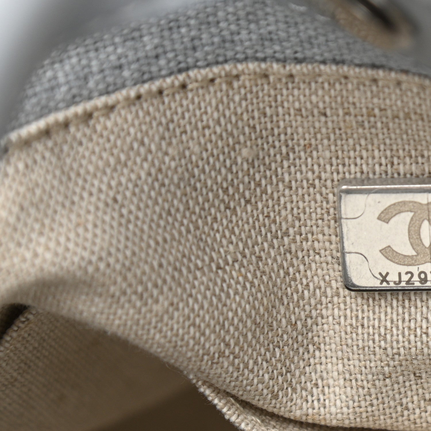Chanel Mixed Fibers Small Deauville Tote Grey 7 of 11