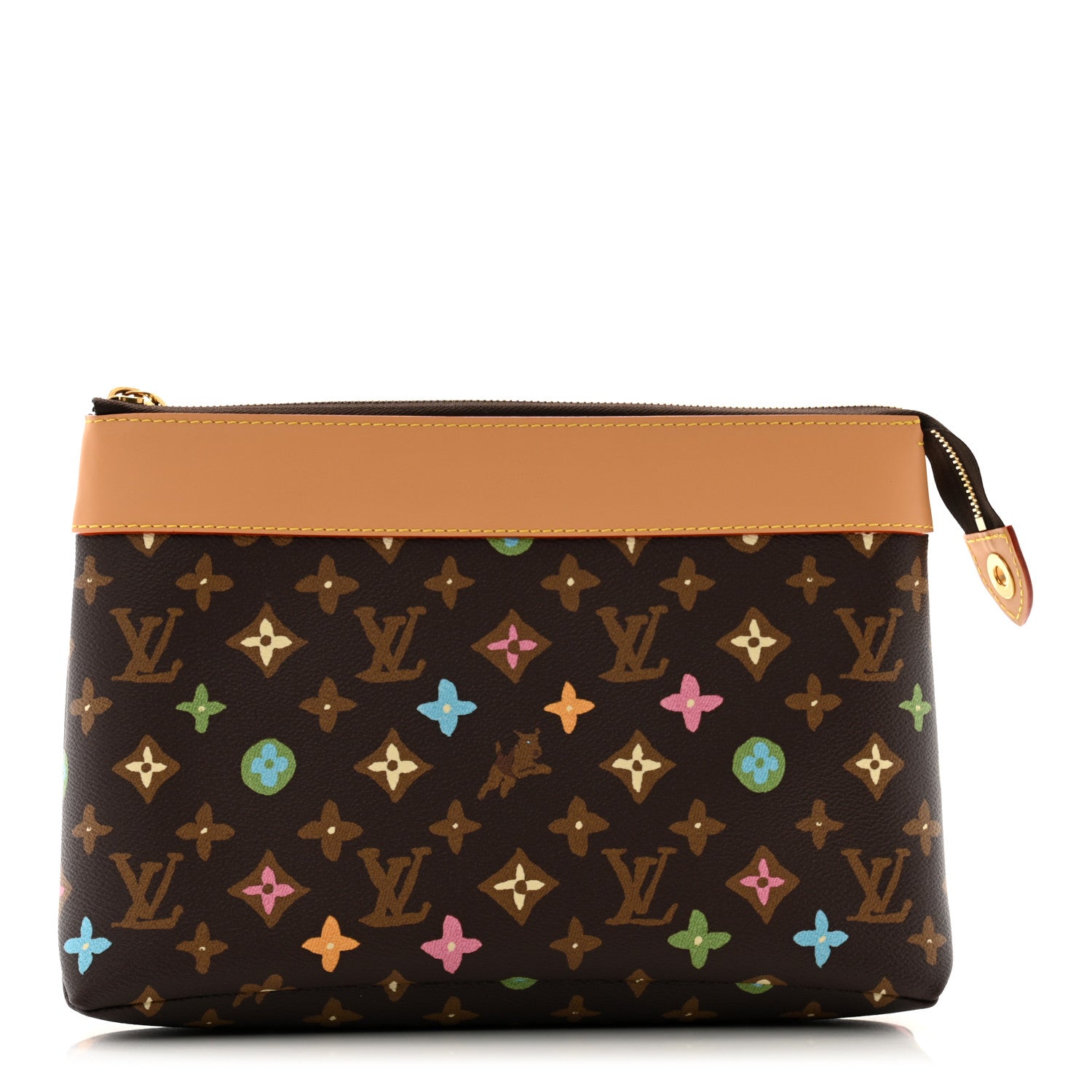 Louis Vuitton X TYLER THE CREATOR Monogram Craggy Pochette Voyage Souple Chocolate 1 of 7