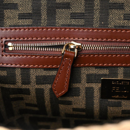 Fendi Straw Vitello King Woven Baguette Natural Ghianda 9 of 10