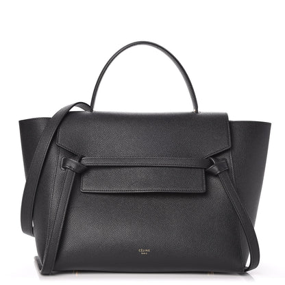 Celine Grained Calfskin Mini Belt Bag Black 1 of 8