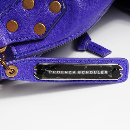 Proenza Schouler Lambskin Large PS1 Satchel Purple Rain 11 of 14