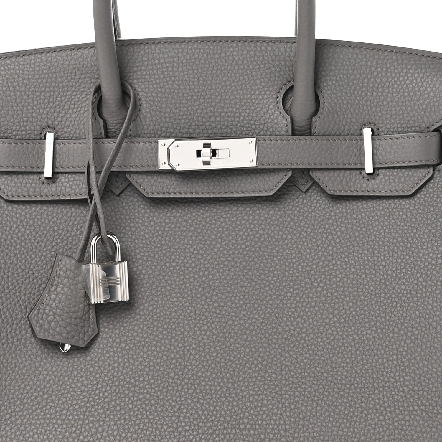 Hermes Togo BIRKIN 30 Etain 8 of 12