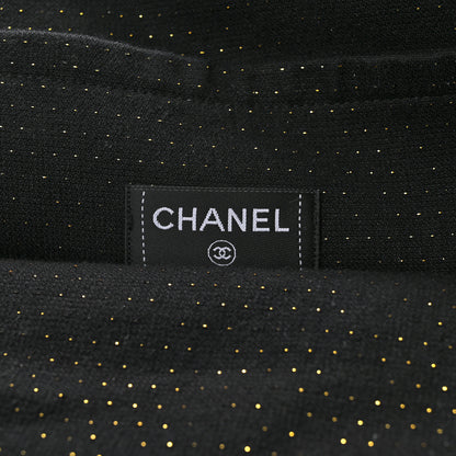 Chanel Terry Cotton CC Beach Tote Towel Set Black 7 of 13