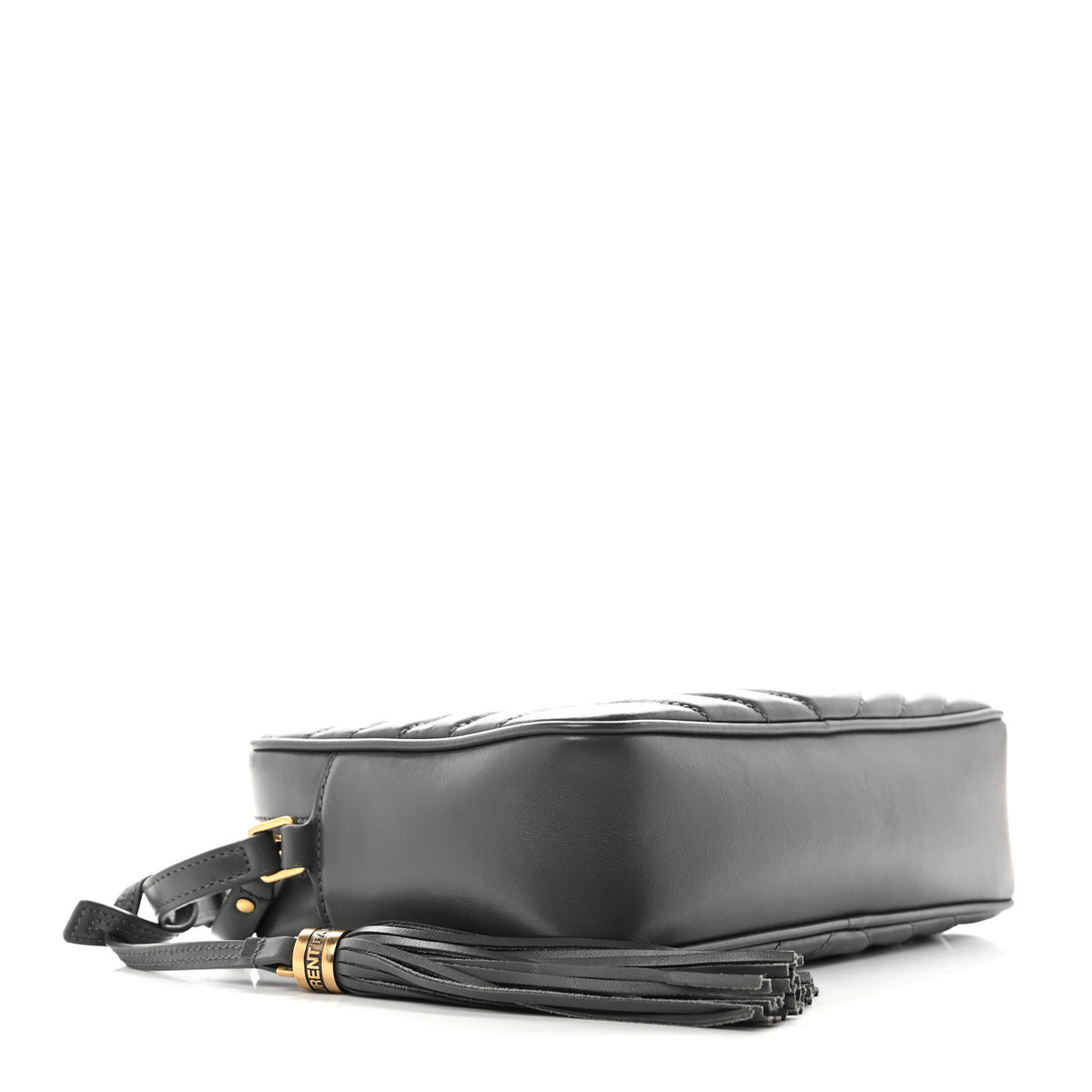 Saint Laurent Calfskin Matelasse Monogram Lou Camera Bag Storm 4 of 10