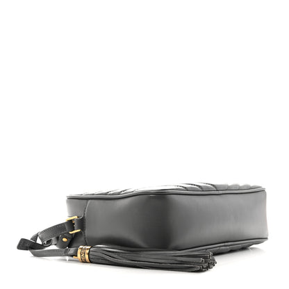 Saint Laurent Calfskin Matelasse Monogram Lou Camera Bag Storm 4 of 10