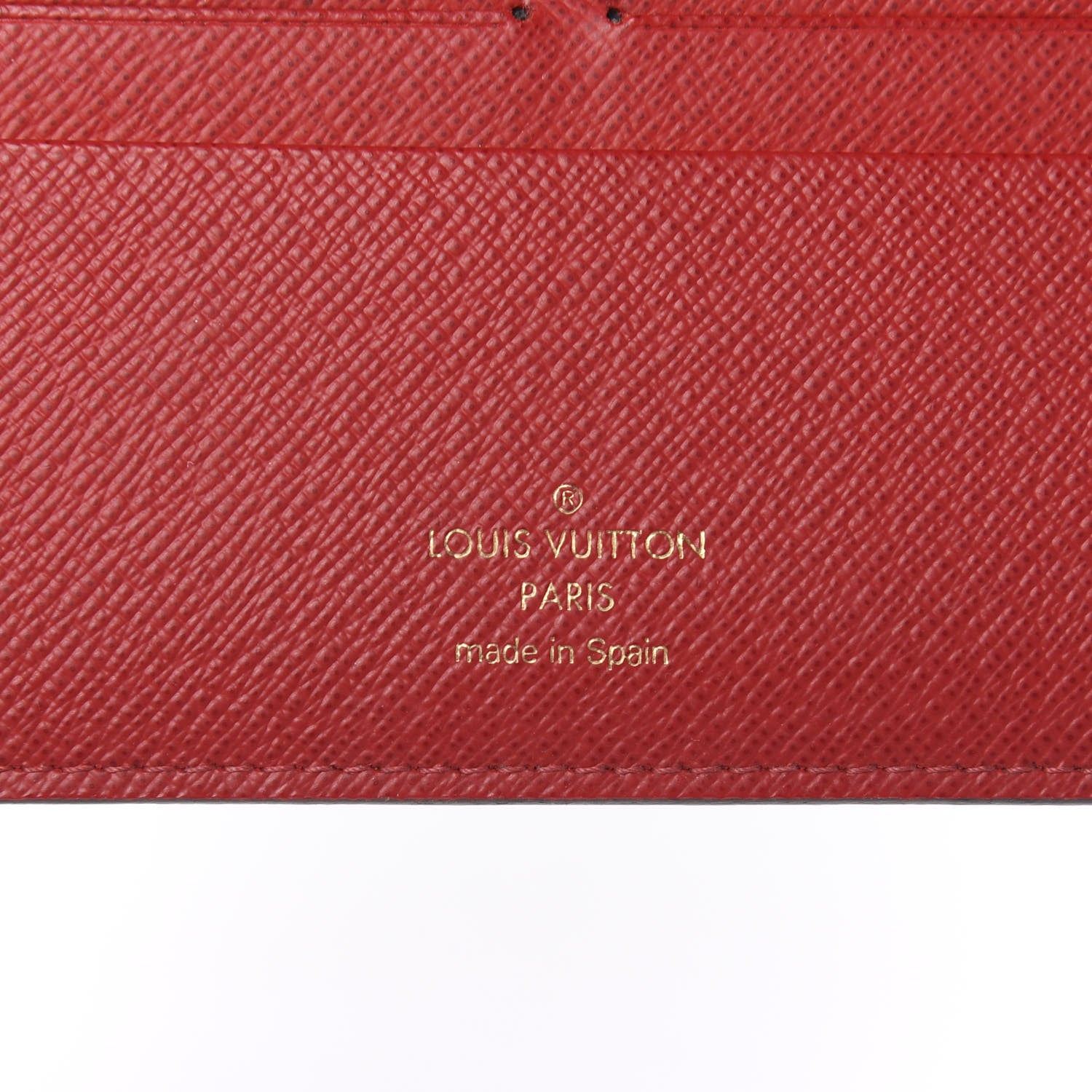 Louis Vuitton Damier Ebene Insolite Wallet Rouge 6 of 6