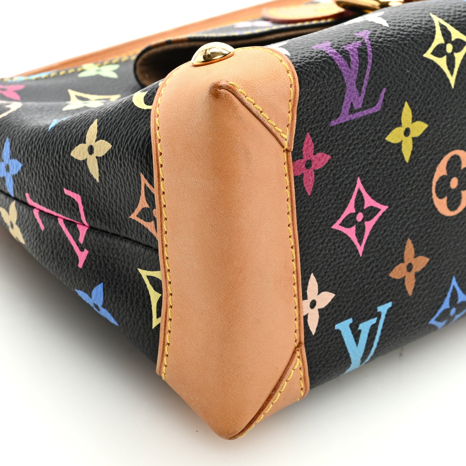 Louis Vuitton Monogram Multicolor Eliza Black 7 of 8