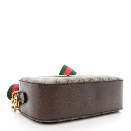 Gucci GG Supreme Monogram Web Neo Vintage Shoulder Bag Beige New Acero Crop 4 of 11