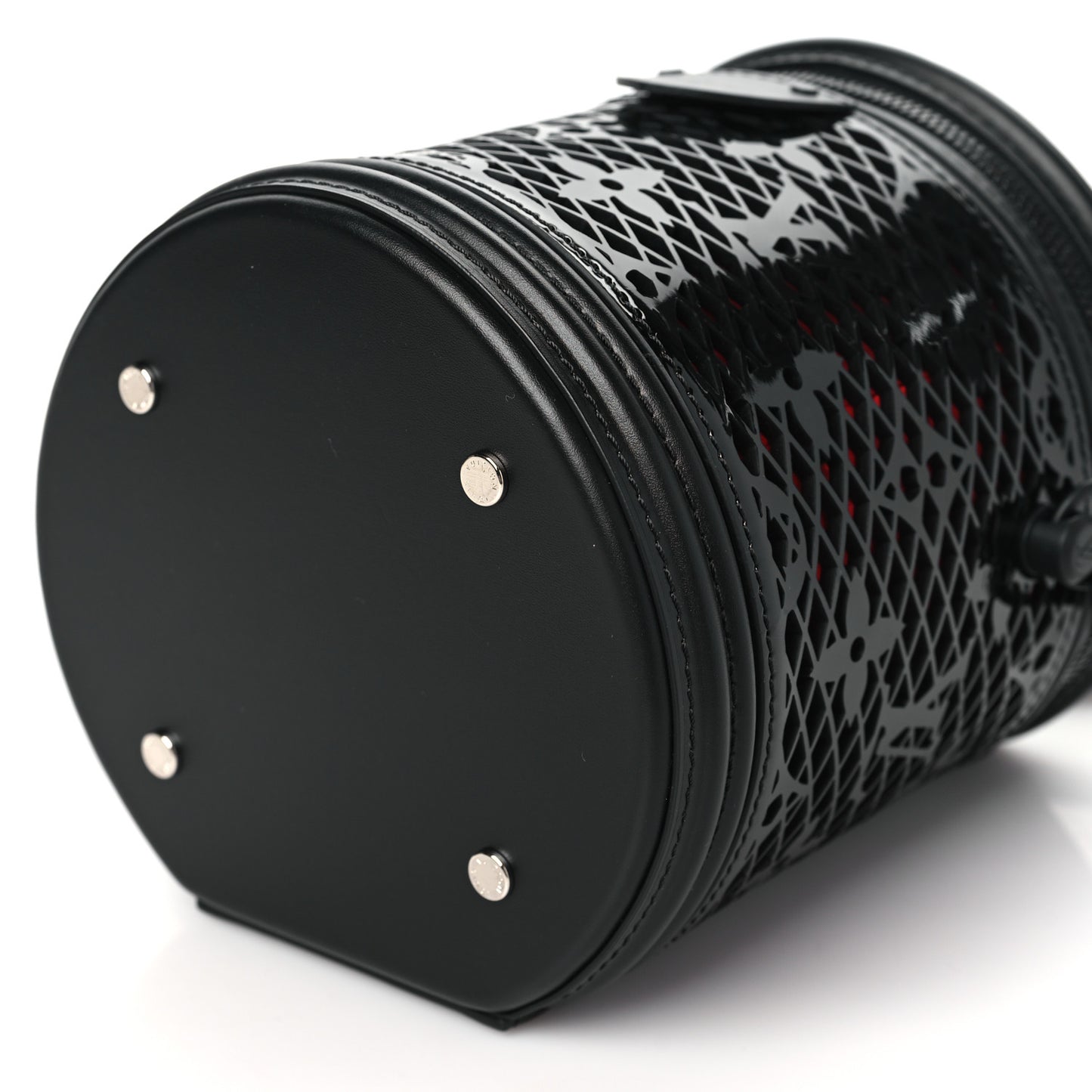 Patent Calfskin Monogram Cannes Black