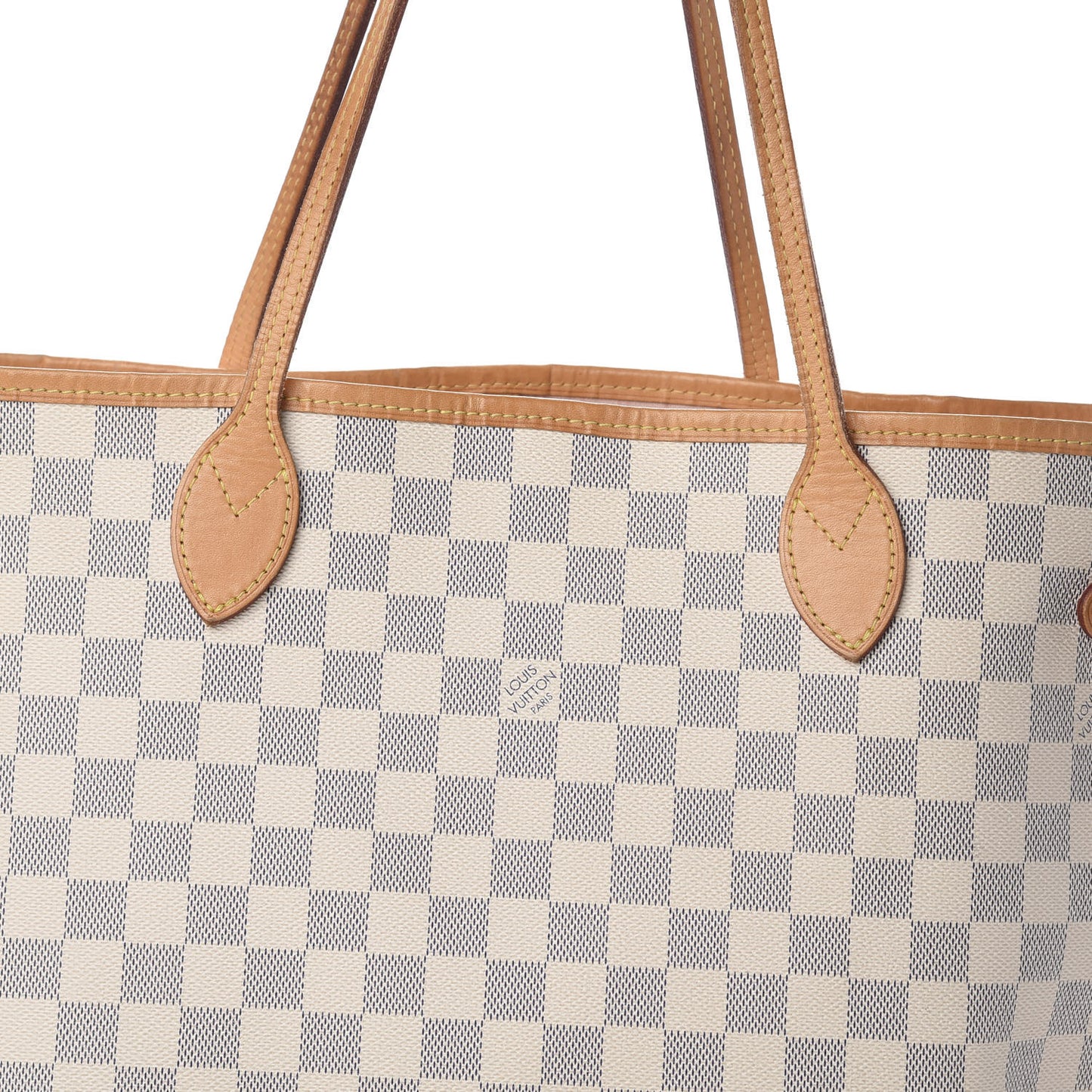 Damier Azur Neo Neverfull MM Rose Ballerine