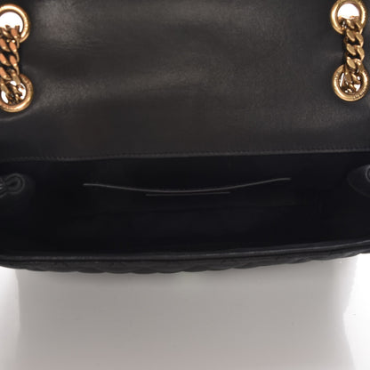 Saint Laurent Sheepskin Tri-Quilt Monogram Medium College Bag Black 5 of 6