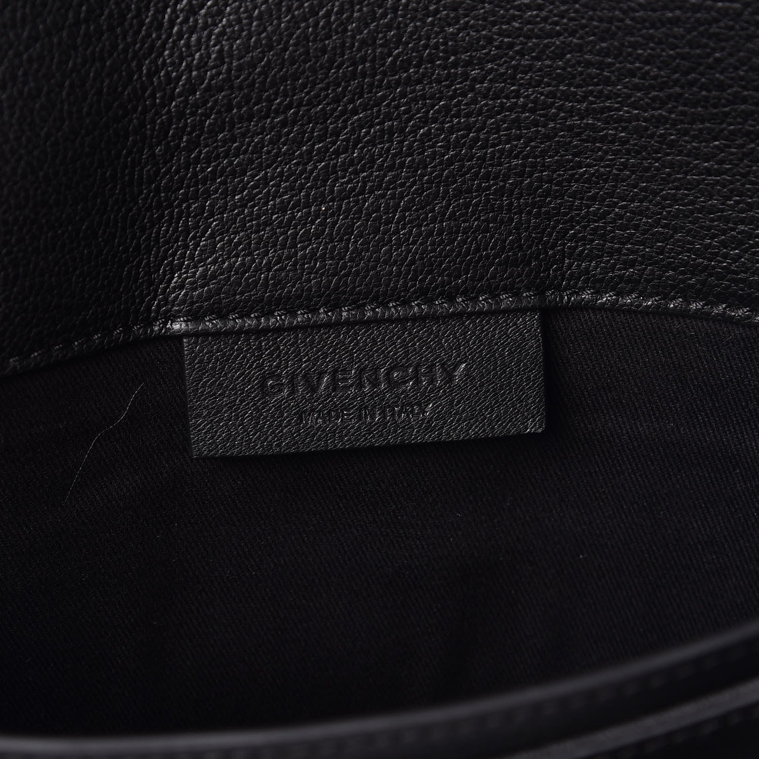Givenchy Sugar Goatskin Medium Antigona Envelope Clutch Black 6 of 7